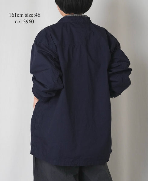 INHT2602CP 60s COTTON POPLIN OVERDYE STAND COLLAR COVERALL