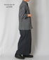 INHT2512CCD COTTON CHECK OVERDYE ONE-UP COLLAR SHIRT