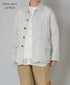 IMDSH2601LPD 60s AUTO LOOM LINEN PLAIN OVERDYE FLY FRONT JACKET