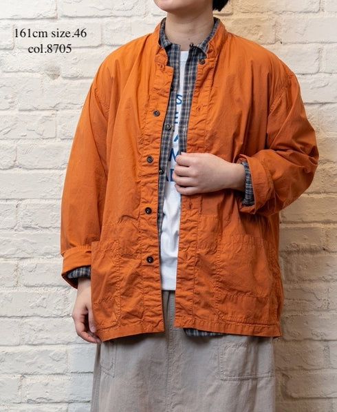 INHT2602CP 60s COTTON POPLIN OVERDYE STAND COLLAR COVERALL