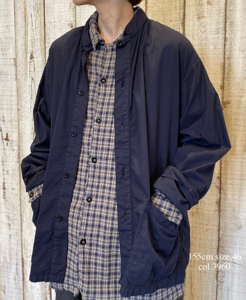 INHT2602CP 60s COTTON POPLIN OVERDYE STAND COLLAR COVERALL