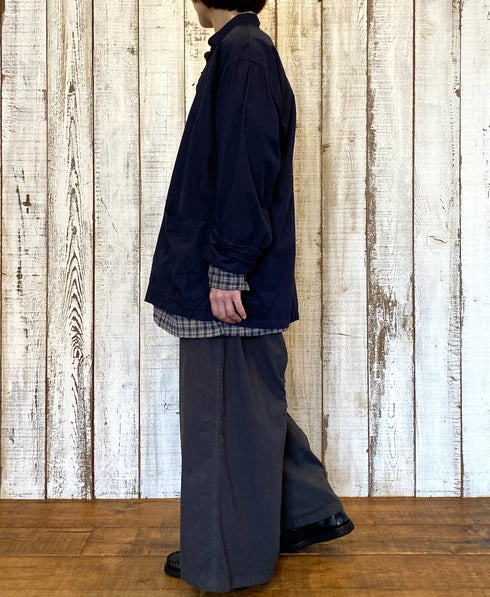 INHT2602CP 60s COTTON POPLIN OVERDYE STAND COLLAR COVERALL