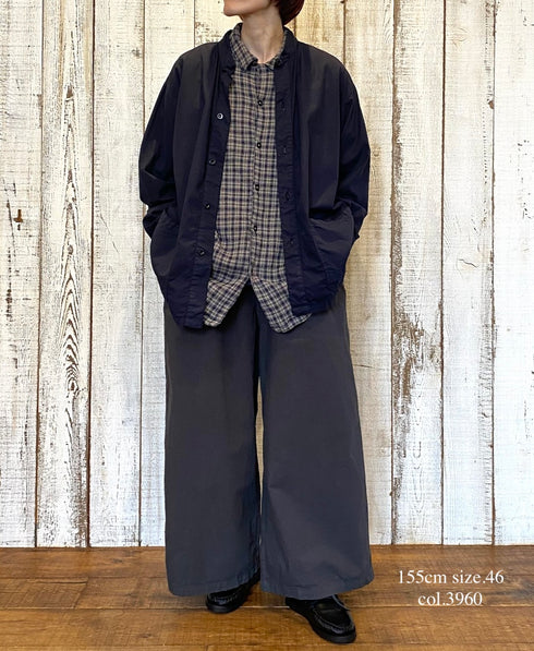 INHT2602CP 60s COTTON POPLIN OVERDYE STAND COLLAR COVERALL