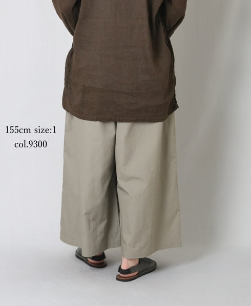 GNMDS2062CLW COTTON/LINEN DYED WEATHER CULOTTES