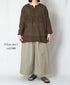 GNMDS2062CLW COTTON/LINEN DYED WEATHER CULOTTES