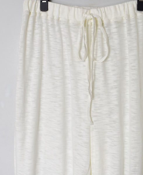 GNSL23334 SLUB VINTAGE EASY TAPERED PANTS