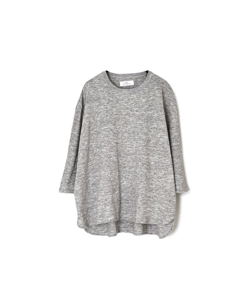 GNSL25041 SLUB VINTAGE CREW-NECK 3/4SL LONG SHIRT