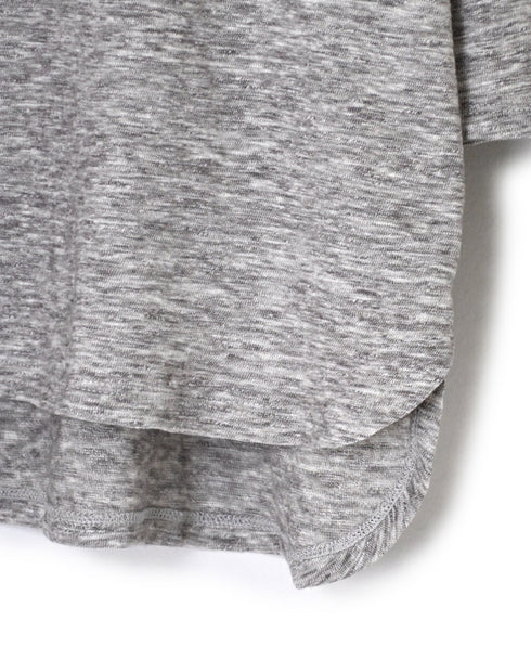 GNSL25041 SLUB VINTAGE CREW-NECK 3/4SL LONG SHIRT