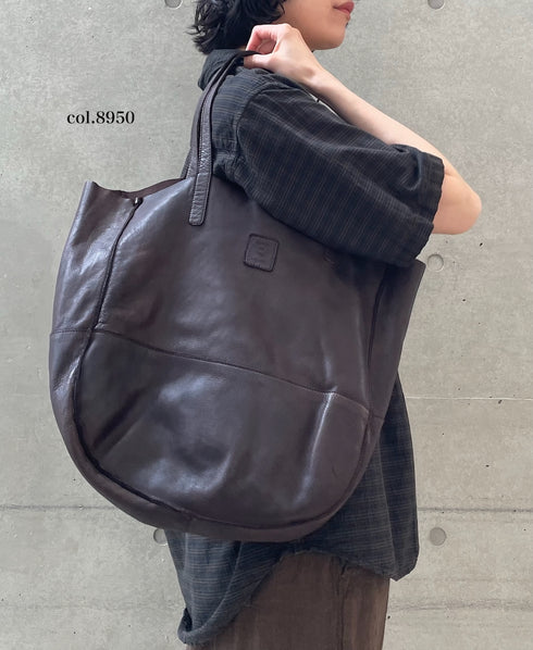 SVMDSH2511 COW LEATHER TOTE BAG