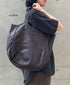 SVMDSH2511 COW LEATHER TOTE BAG