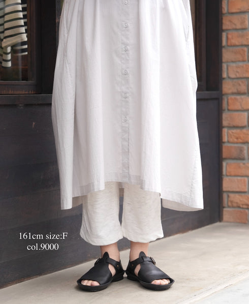 GNSL23334 SLUB VINTAGE EASY TAPERED PANTS