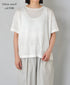 GNMDS26021 LINEN SINGLE JERSEY BOAT NECK T-SHIRTS