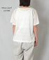 GNMDS26021 LINEN SINGLE JERSEY BOAT NECK T-SHIRTS