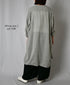 INAM2503G3D 30s GAUZE OVERDYE UTILITY BANDED COLLAR LONG SHIRT