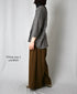 INAM2505G3D 30s GAUZE OVERDYE GATHERED EASY PANTS WITH LINING