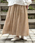 INMDS26105 80s COTTON FLOWER BLOCK PRINT GATHERED SKIRT
