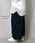 INHT2514CLD COTTON LINEN PLAIN OVERDYE EASY SKIRT