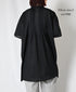 NSL26023 80s COTTON VOILE PLAIN BANDED COLLAR S/SL PINTUCK SHIRT