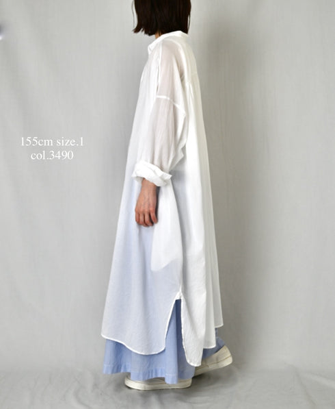 NSL26015 80s COTTON VOILE STRIPE CULOTTES