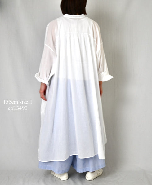 NSL26015 80s COTTON VOILE STRIPE CULOTTES