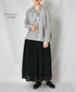 NSL26025 80s COTTON VOILE PLAIN GATHERED SKIRT