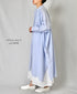 NSL26025 80s COTTON VOILE PLAIN GATHERED SKIRT
