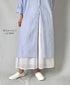 NSL26025 80s COTTON VOILE PLAIN GATHERED SKIRT