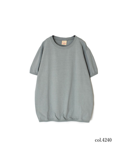 NGT9801P 7.2oz HEAVY WEIGHT COTTON CREW-NECK S/SL POCKET-T CUFF AND HEM RIB