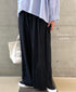 INAM2505G3D 30s GAUZE OVERDYE GATHERED EASY PANTS WITH LINING