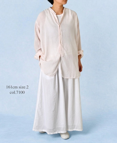 INAM2501G3D 30s GAUZE OVERDYE UTILITY SHIRT