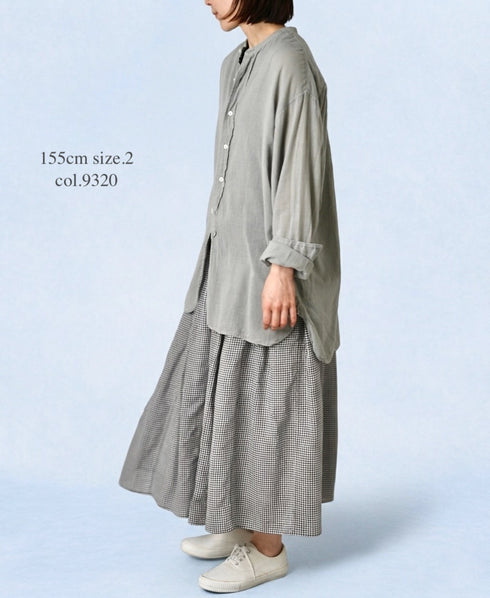 INAM2501G3D 30s GAUZE OVERDYE UTILITY SHIRT