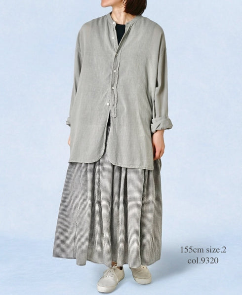 INAM2501G3D 30s GAUZE OVERDYE UTILITY SHIRT