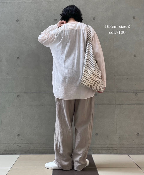 INAM2501G3D 30s GAUZE OVERDYE UTILITY SHIRT