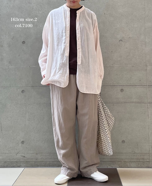 INAM2501G3D 30s GAUZE OVERDYE UTILITY SHIRT