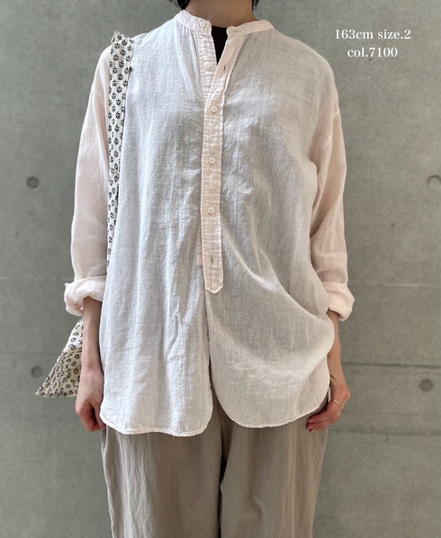 INAM2501G3D 30s GAUZE OVERDYE UTILITY SHIRT