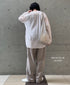 INHT2613CLD COTTON LINEN PLAIN OVERDYE EASY PANTS