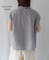 INMDS26001D 60s AUTOLOOM LINEN PLAIN OVERDYE FRENCH/SL FRILL COLLAR SHIRTS