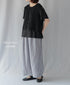 INMDS26005D 60s AUTOLOOM LINEN PLAIN OVERDYE EASY PANTS