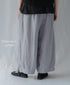 INMDS26005D 60s AUTOLOOM LINEN PLAIN OVERDYE EASY PANTS