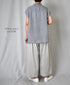 INMDS26001D 60s AUTOLOOM LINEN PLAIN OVERDYE FRENCH/SL FRILL COLLAR SHIRTS