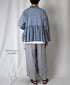 INMDS26005D 60s AUTOLOOM LINEN PLAIN OVERDYE EASY PANTS