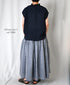 INMDS26001D 60s AUTOLOOM LINEN PLAIN OVERDYE FRENCH/SL FRILL COLLAR SHIRTS