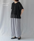 GNMDS26021 LINEN SINGLE JERSEY BOAT NECK T-SHIRTS