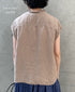 INMDS26001D 60s AUTOLOOM LINEN PLAIN OVERDYE FRENCH/SL FRILL COLLAR SHIRTS