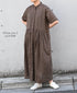 NSL26054 80s COTTON VOILE DOT PRINT BANDED COLLAR S/SL DRESS