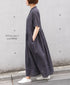 NSL26054 80s COTTON VOILE DOT PRINT BANDED COLLAR S/SL DRESS