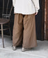 NSL26045 COTTON SILK PLAIN WIDE EASY PANTS