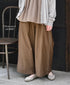 NSL26045 COTTON SILK PLAIN WIDE EASY PANTS
