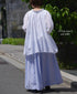 NSL26015 80s COTTON VOILE STRIPE CULOTTES