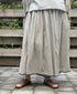 INMDS26065 HANDWOVEN COTTON STRIPE CULOTTES WITH MINI PINTUCK